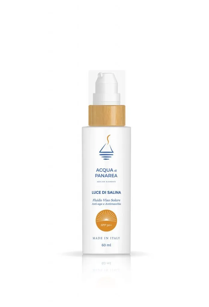 Fluido Viso solare anti-age antimacchia SPF 50+ - Luce di Salina