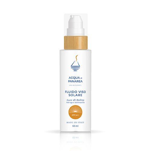 Luce di Salina: fluido Viso solare antiage antimacchia SPF 50+