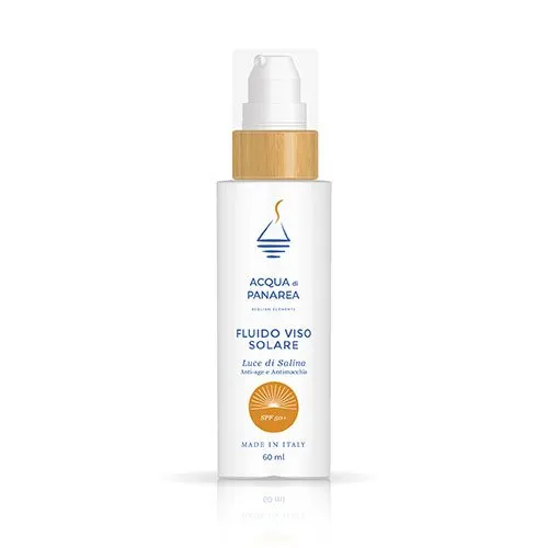 Luce di Salina: fluido Viso solare antiage antimacchia SPF 50+
