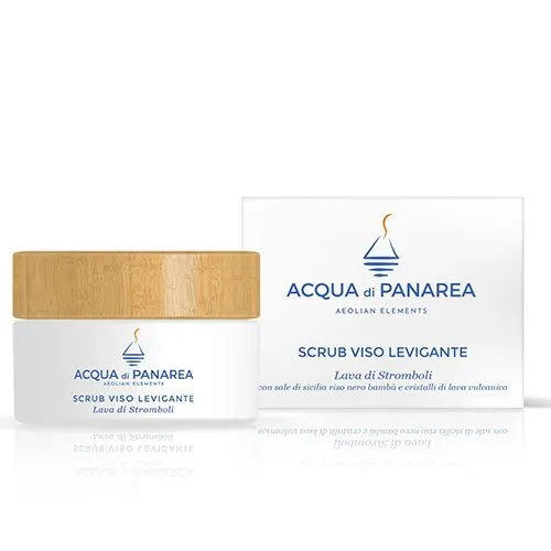 Lava di Stromboli: scrub viso levigante con cristalli di lava vulcanica